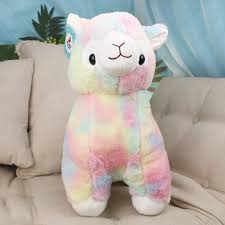 Happy Lama Plush Toy – Multicolour {27cm} - 20081