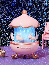 E11 Rotating Bunny Night Light, Night Lamp Star Projector