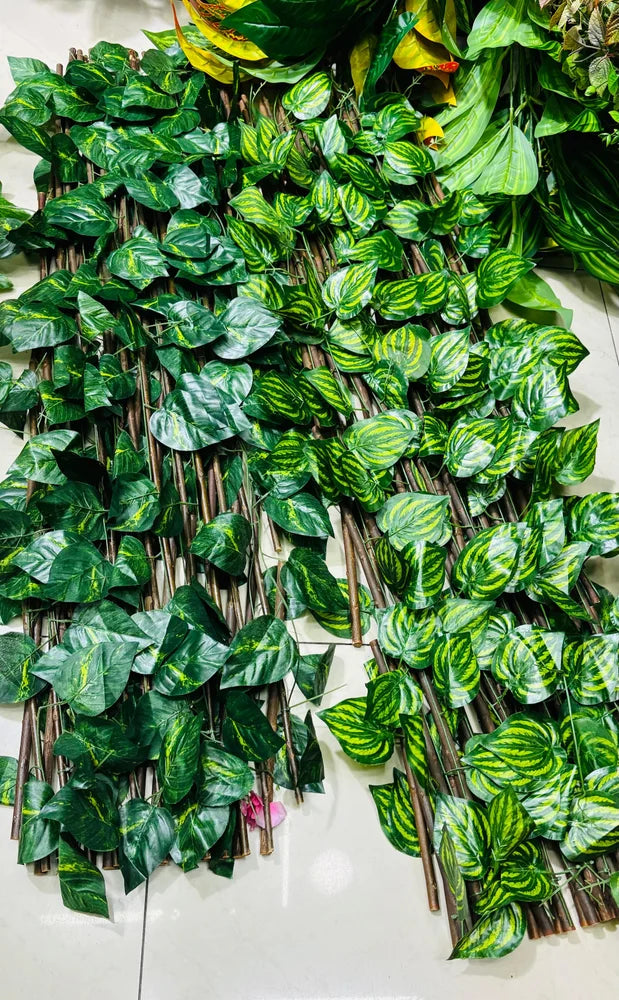 (24 sticks)  Plastic 21 mm Artificial Green Wall Panel - 20970
