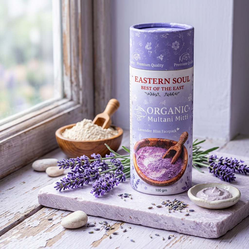 Lavender botanical setting