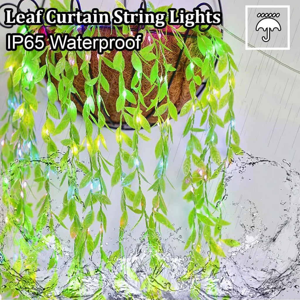 LEDs  Multicolor Flickering Leaf Rice Lights size-13*7*8cm - 21104