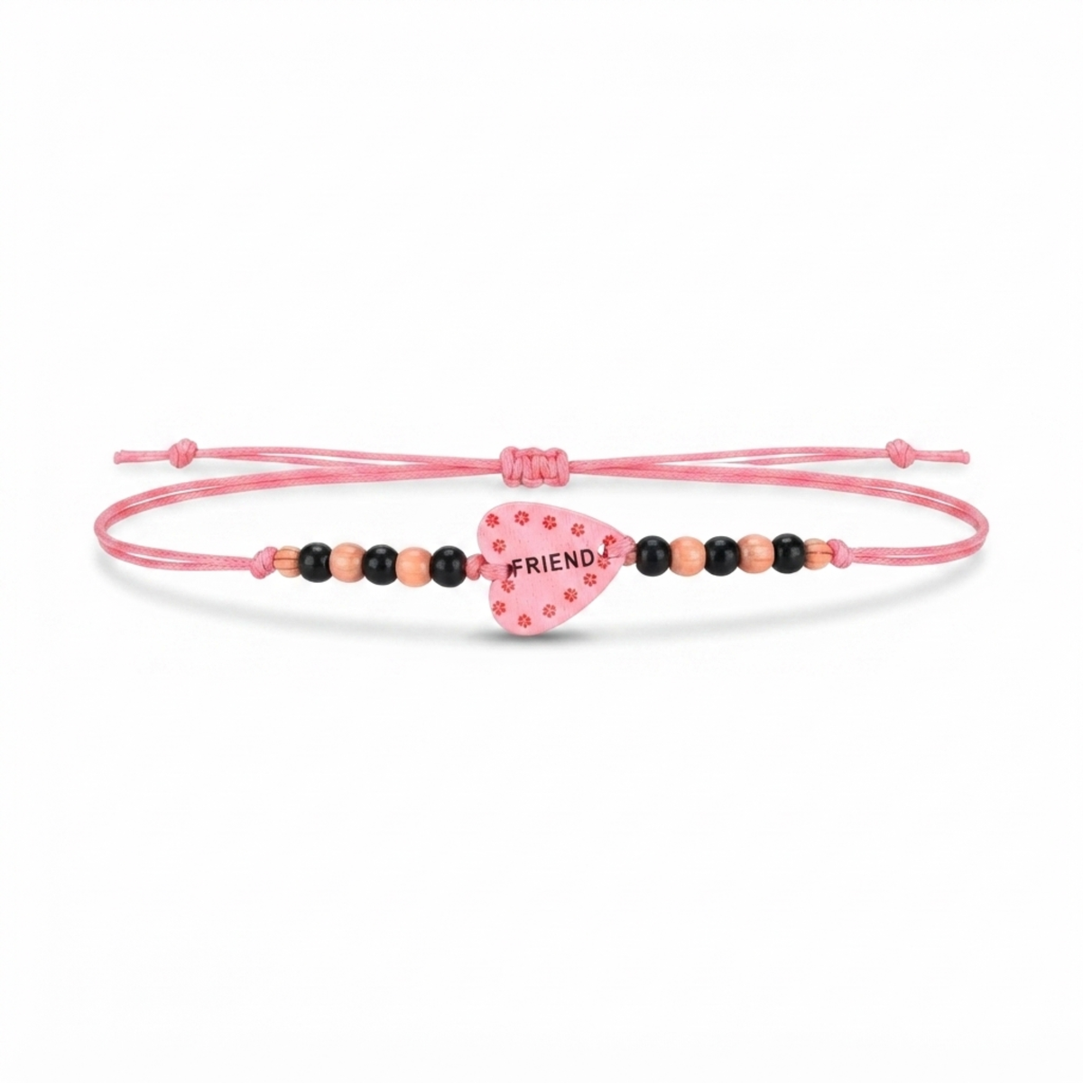 {Pack of 12} Colorful Wooden Friendship Bands for Your Friends Multicolor - 20843