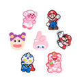 10 pcs  Cute Cartoon 3D Decorative Charms & Stickers – Assorted Designs for Bags, Stationery & Accessories - 21191