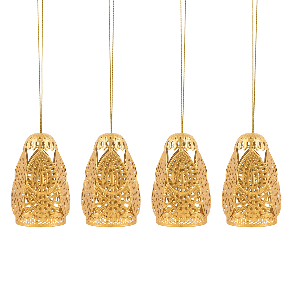 {Pack of 7} Decorative Bell Strings – Elegant Hanging Bells for Home, Temple, Door Entrance, Wall Décor & Festive Decoration - 21092