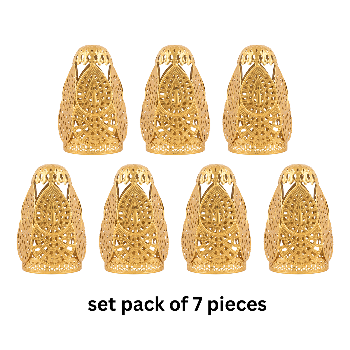 {Pack of 7} Decorative Bell Strings – Elegant Hanging Bells for Home, Temple, Door Entrance, Wall Décor & Festive Decoration - 21092
