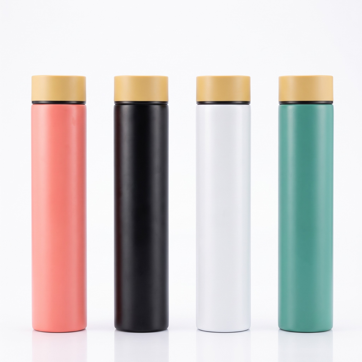 Stainless Steel Slim Water Bottle 250ml, Double Wall Insulated Flask, Leakproof & BPA Free, Matte Finish Travel Bottle for Office, Gym & Daily Use, Compact & Lightweight Design - 21135