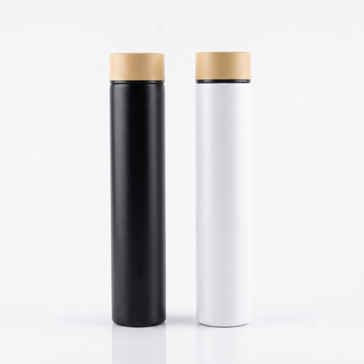 Stainless Steel Slim Water Bottle 250ml, Double Wall Insulated Flask, Leakproof & BPA Free, Matte Finish Travel Bottle for Office, Gym & Daily Use, Compact & Lightweight Design - 21135