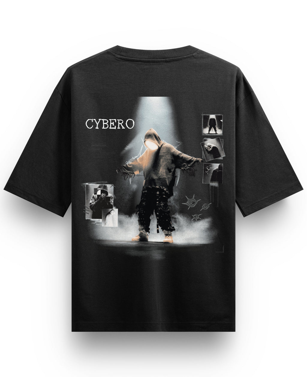 Black Oversized T-shirt Back Design