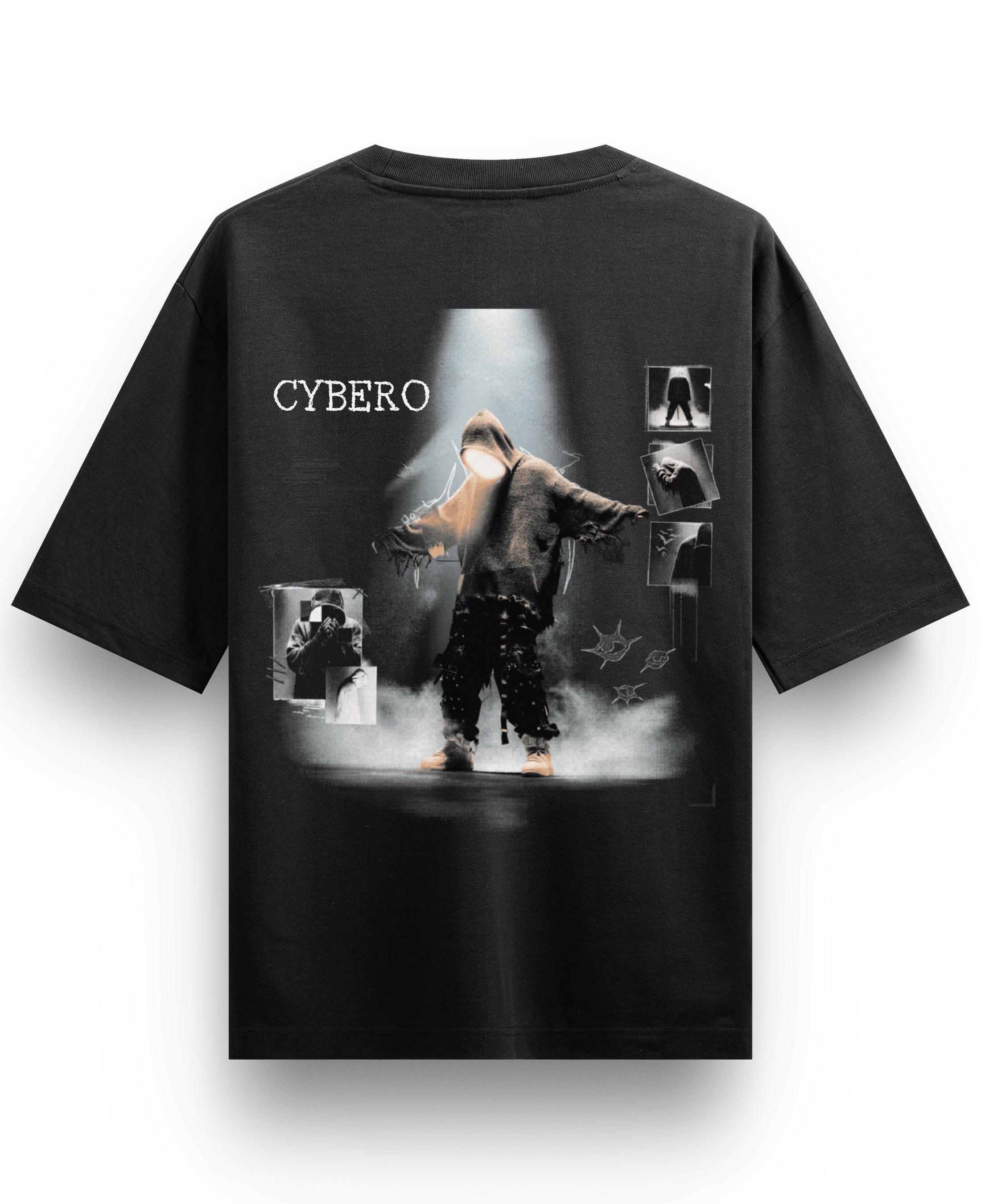 Black Oversized T-shirt Back Design