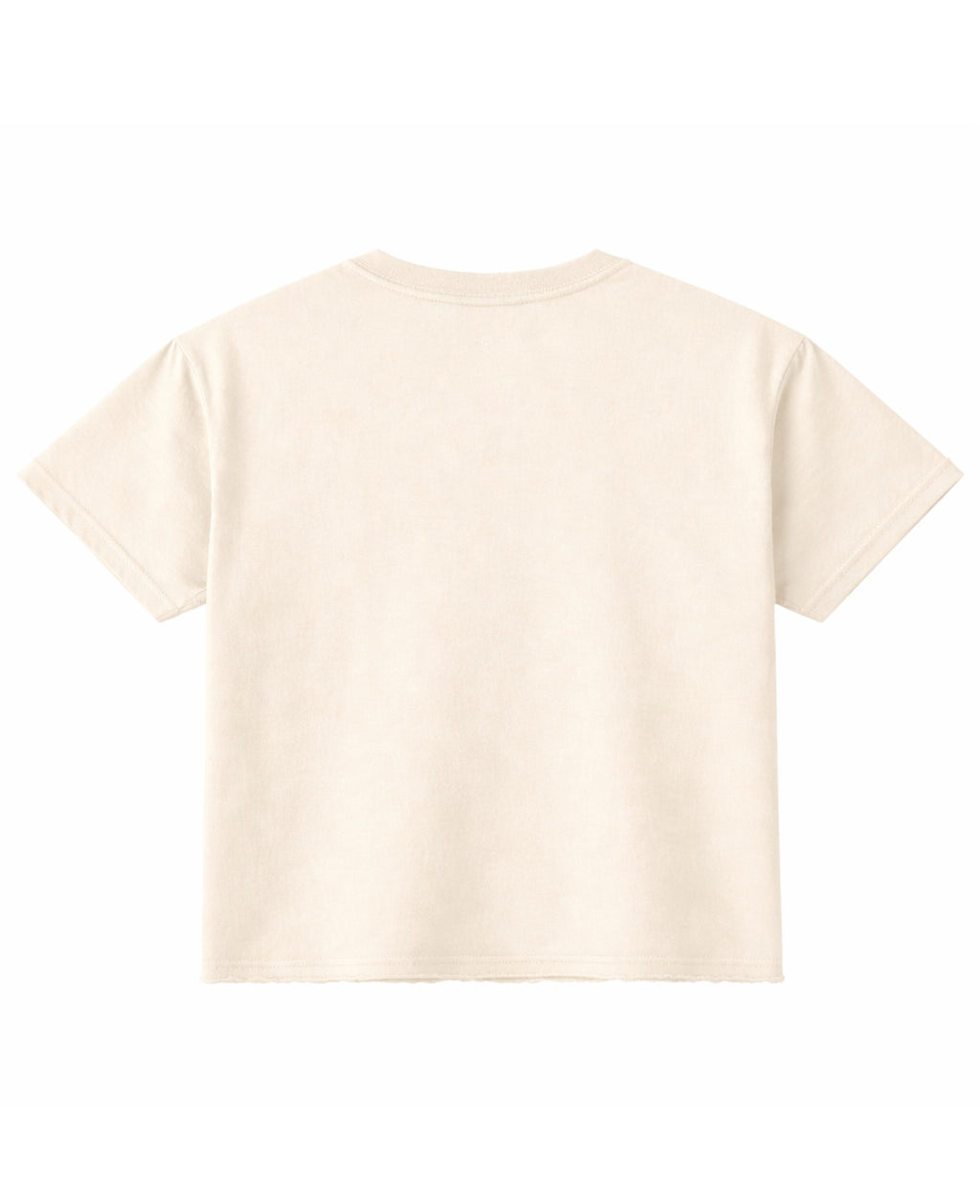 Off White Boxy Fit T-shirt Back Design