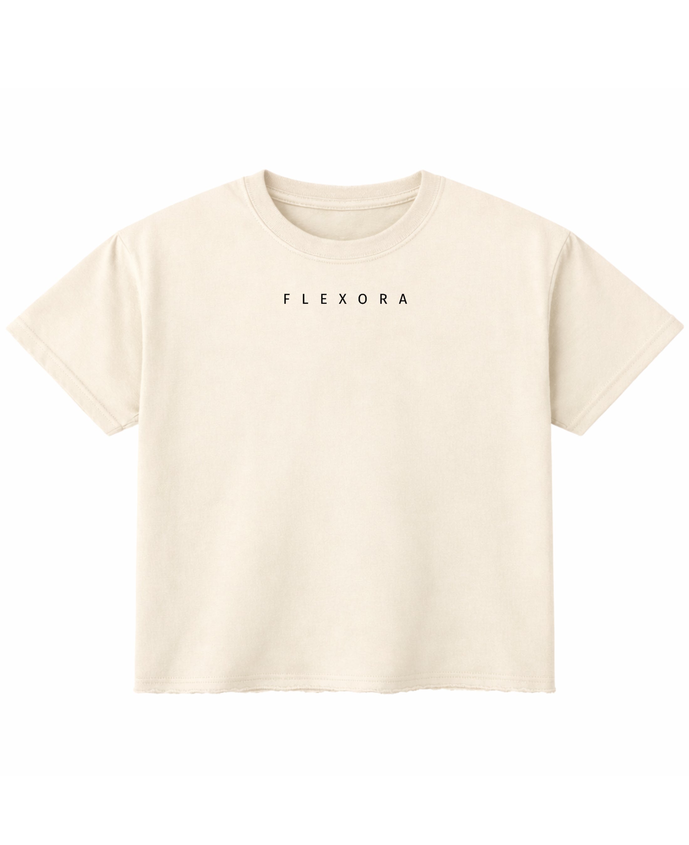 Off White Boxy Fit T-shirt Front Design