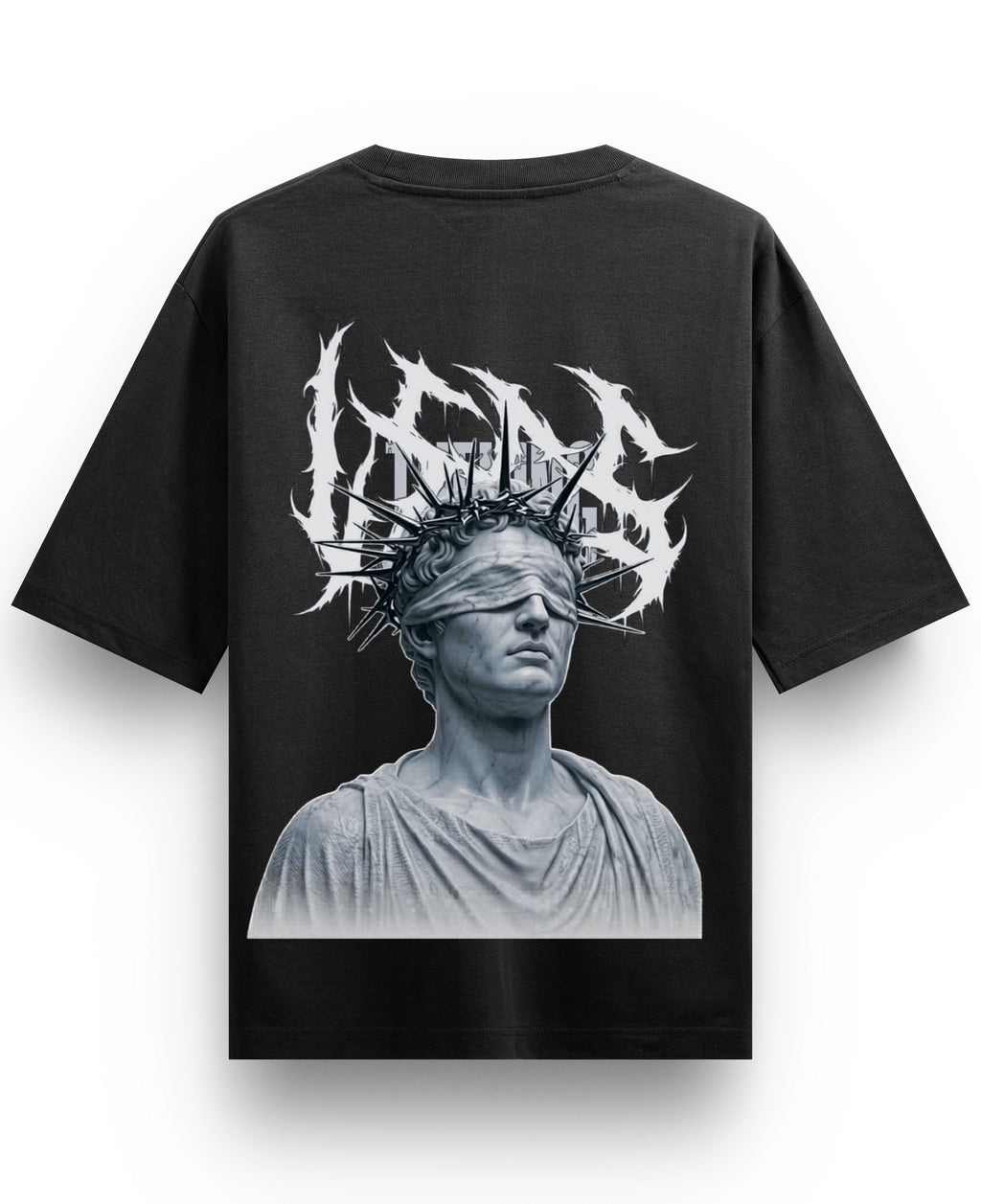 Black Oversized T-shirt Back Design