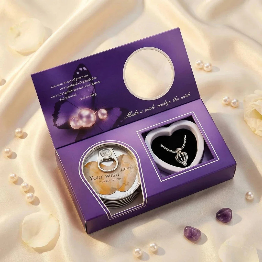 Wish Pearl Necklace Gift Set | Best Gift for Valentine | Love Pearl | DIY Necklace Kit | Gift For Girls/Women - 20828