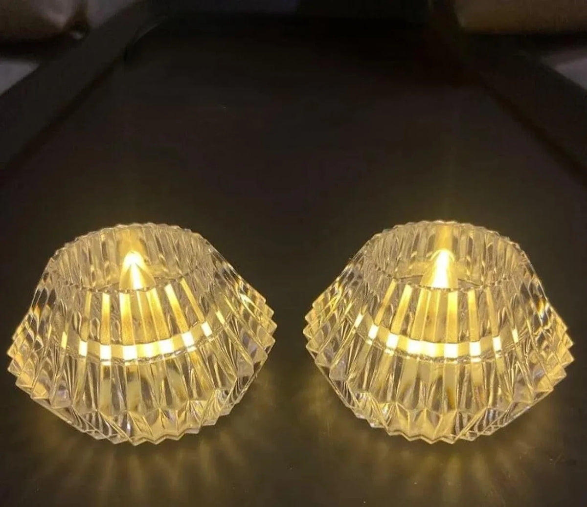 LED Candles Light Diyas for Home Decoration 24 Pcs Candle (Gold, Pack of 24) - 20915