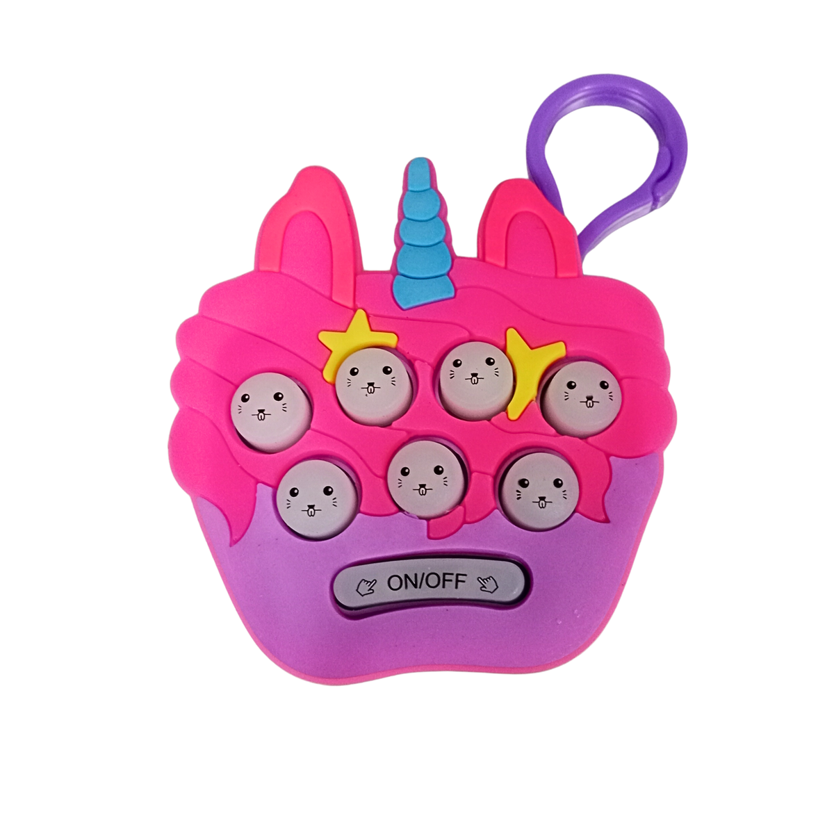Mini Whack-a-Mole Keychain | Electronic Hamster Fidget Game Toy | Lightweight and Safe Keychain for Classic Game Fun for Kids - 20540