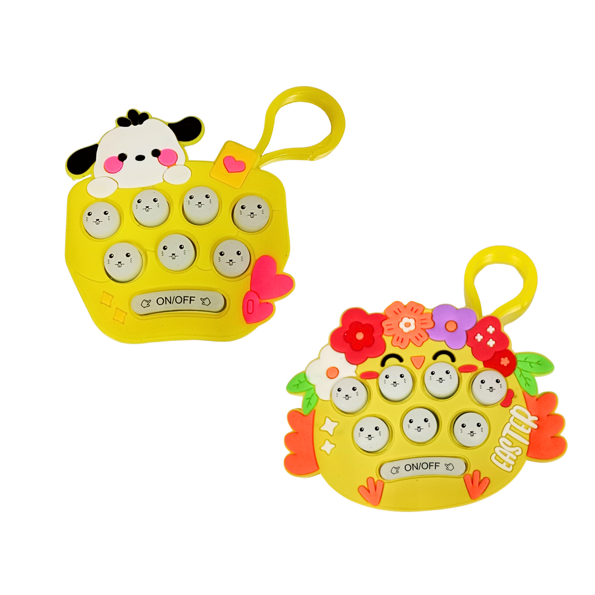 Mini Whack-a-Mole Keychain | Electronic Hamster Fidget Game Toy | Lightweight and Safe Keychain for Classic Game Fun for Kids - 20540