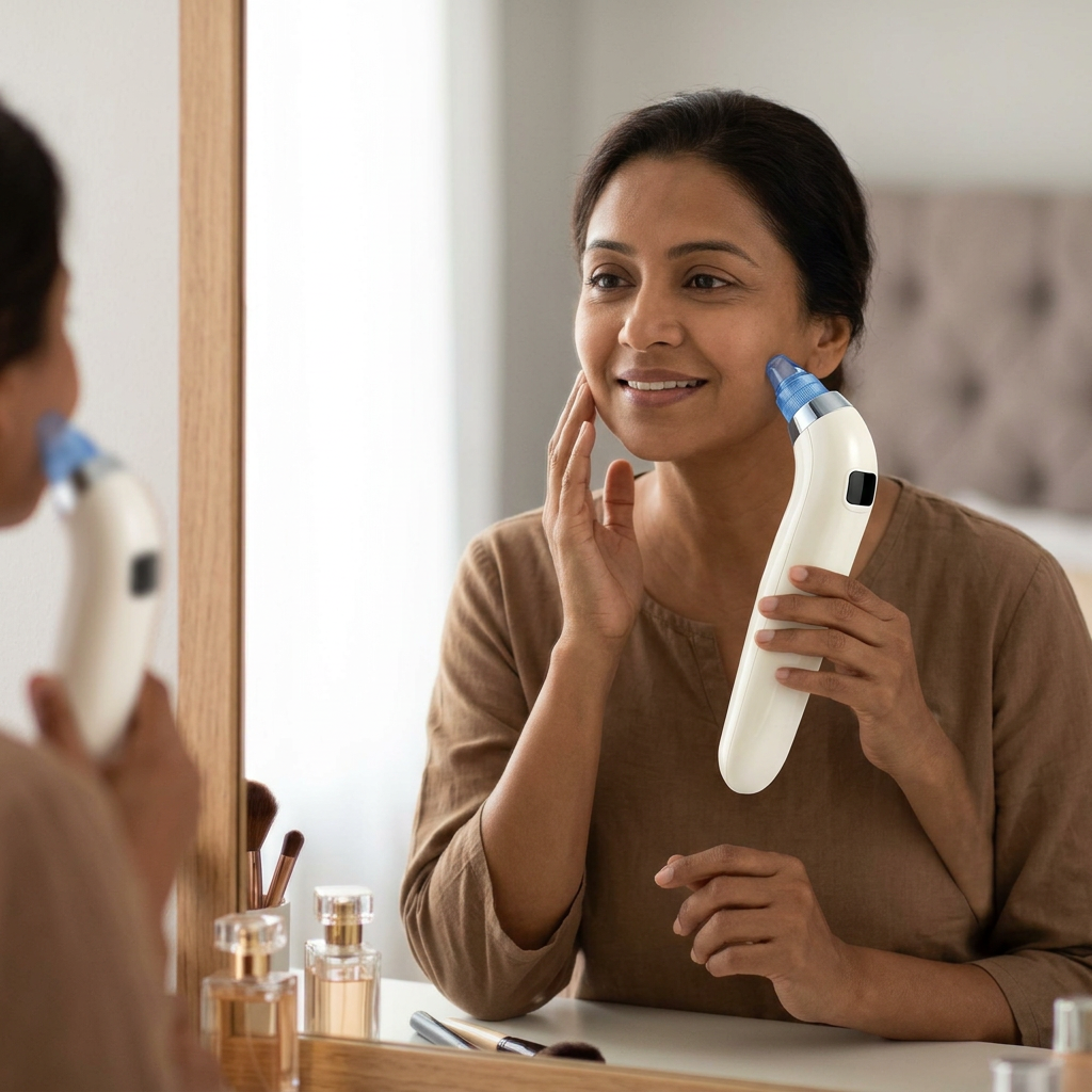 Pore cleaner facial-care scene