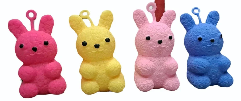 Bunny Night Light for Kids, Cute for Nursery Cute Toy ,Kawaii Squishy Silicone Bunny Touch Lights - 11139