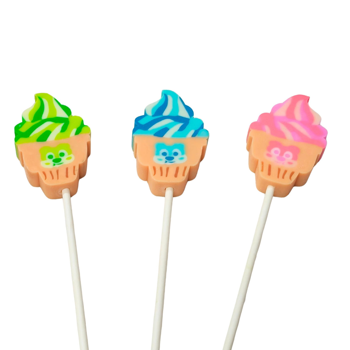 Cute Lollipop Shape Eraser for Kids – Colorful Candy Design Pencil Eraser, Colorful Candy Design, Novelty Stationery - 51747