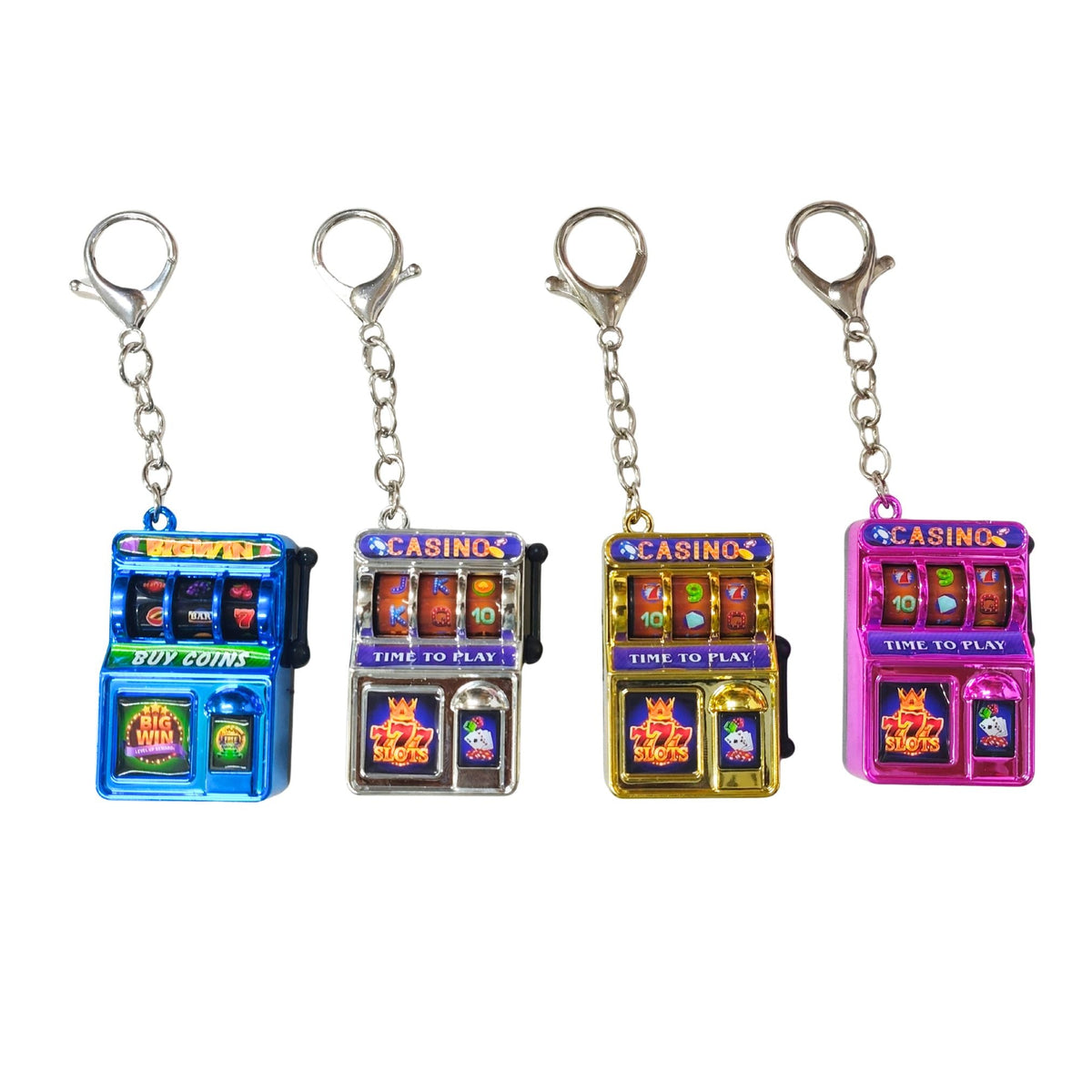 Casino Lucky Slots Jackpot Machine Keychain Mini Toy, Fun Gift for Kids - 20749