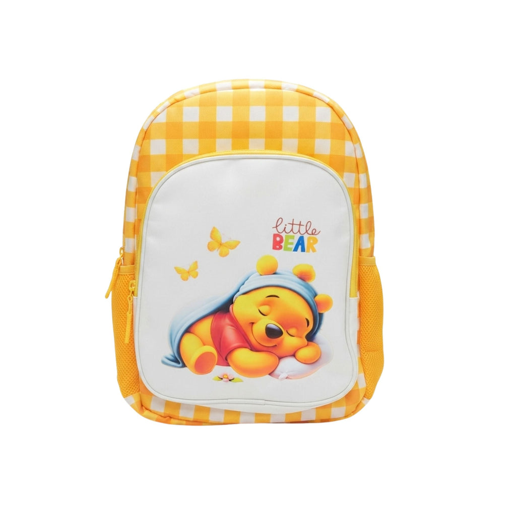Kids School Bag Backpack with Cartoon Print | 3 Compartments School Bag for Boys & Girls Size=44*26*15Cm {Random Design} - 20785
