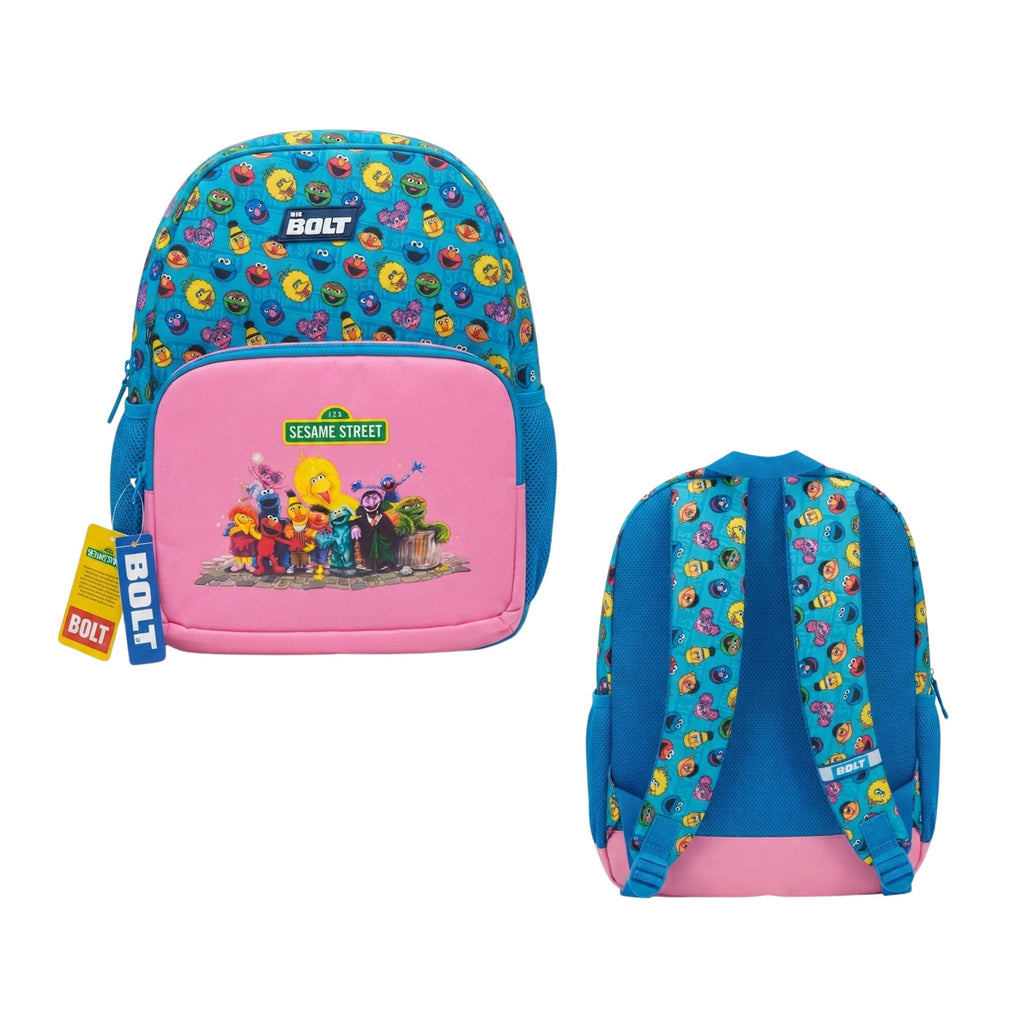 Kids School Bag Backpack with Cartoon Print | 3 Compartments School Bag for Boys & Girls Size=40*29*16 Cm {Random Design} - 20786