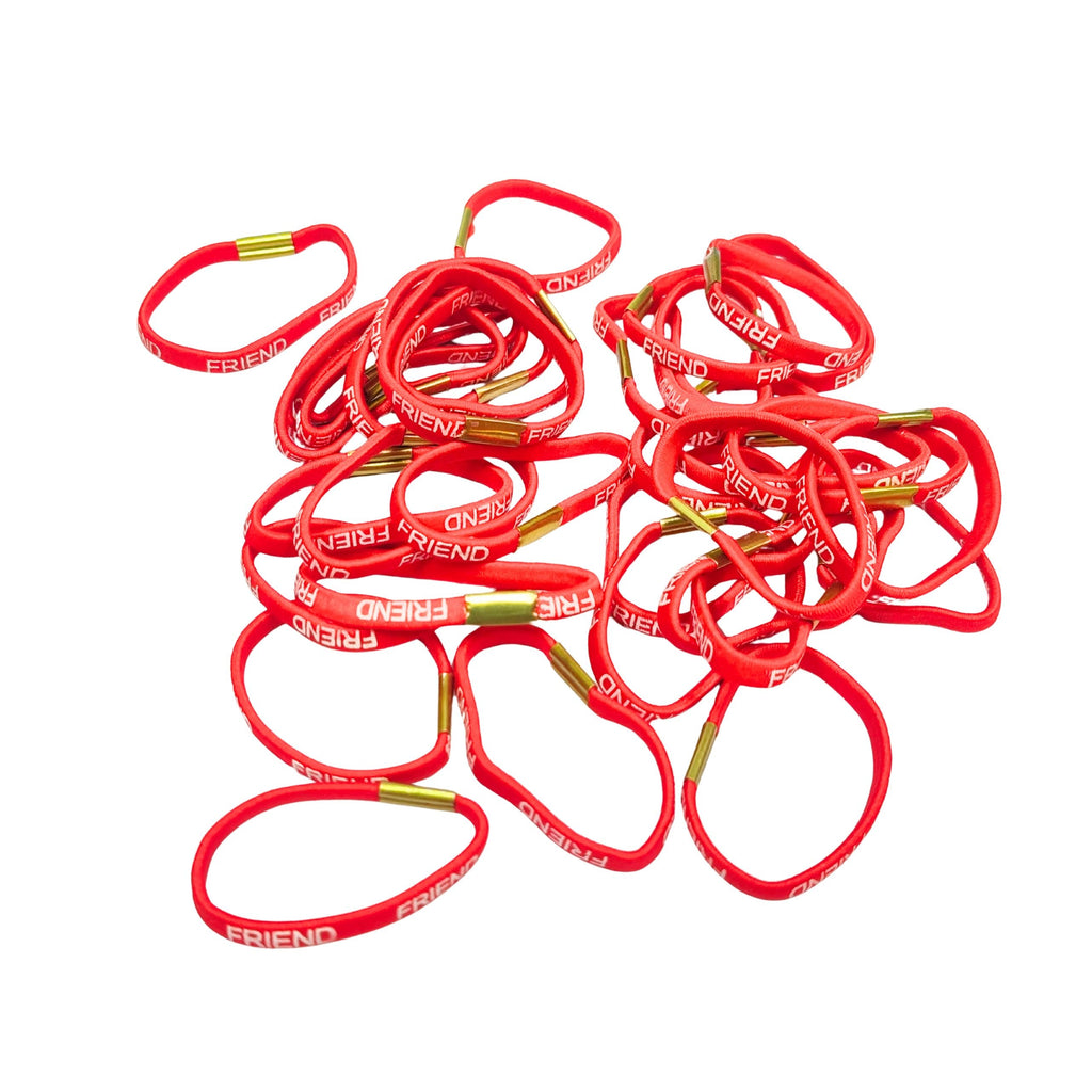 {90 Pcs} Red Friendship Band Set for Boys and Girls - 20790
