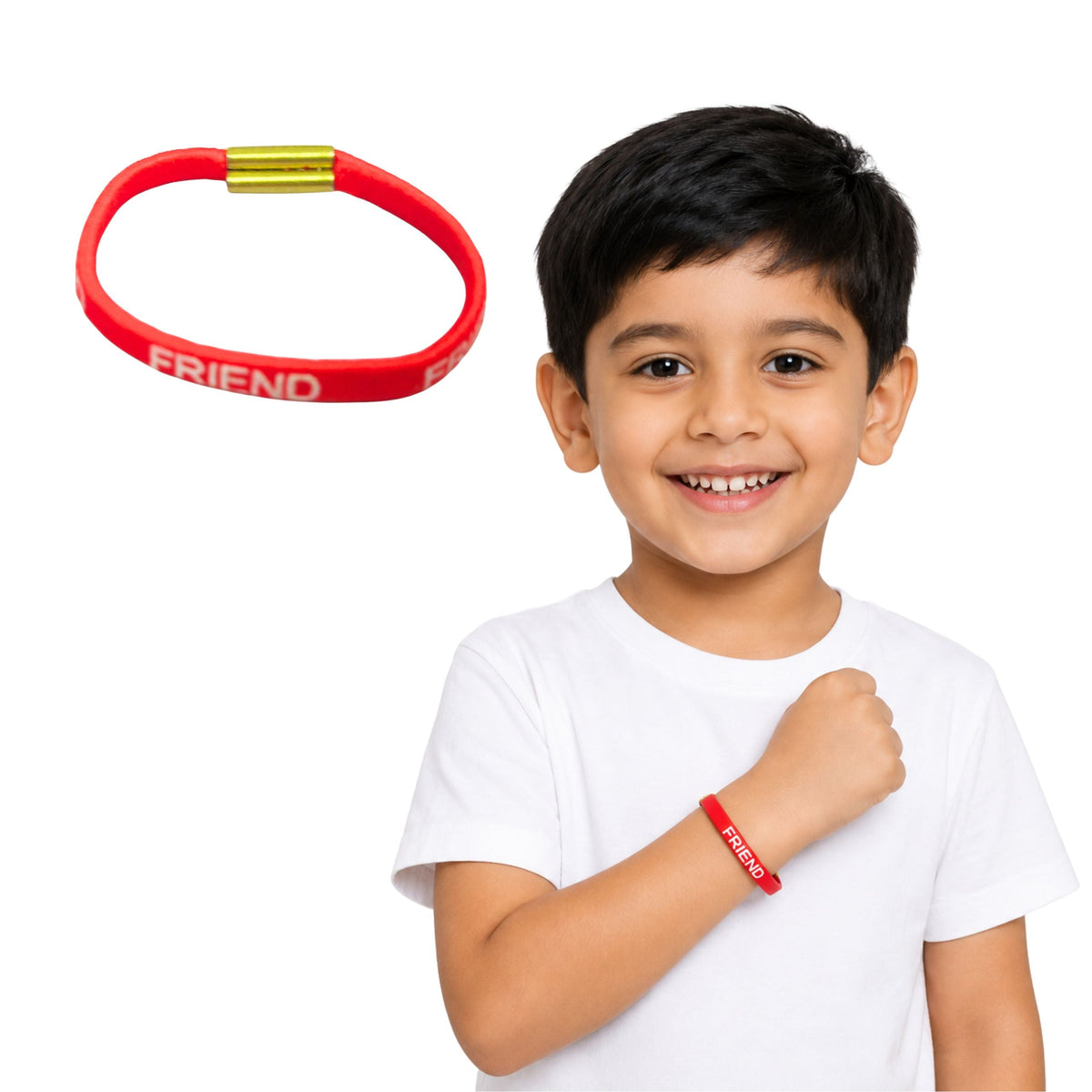 {90 Pcs} Red Friendship Band Set for Boys and Girls - 20790