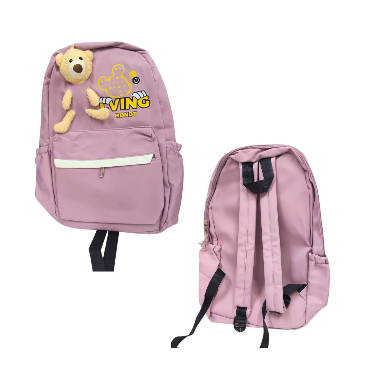 Backpack Teddy Bear Book School Stylish Bag for Kids {Random Design} Size=42*27*13 - 6229
