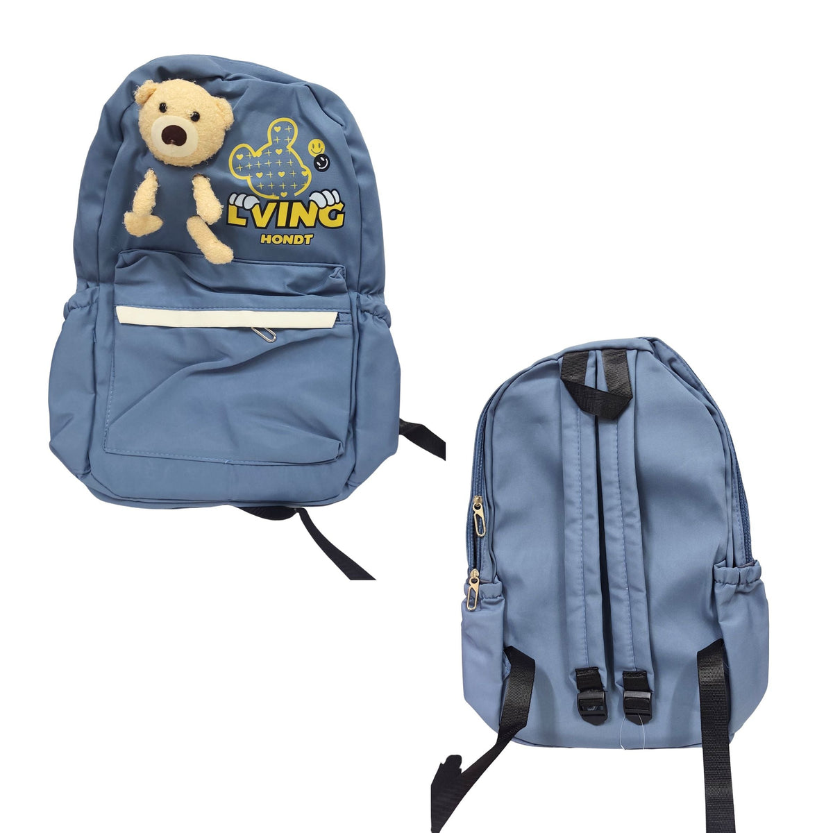 Backpack Teddy Bear Book School Stylish Bag for Kids {Random Design} Size=42*27*13 - 6229