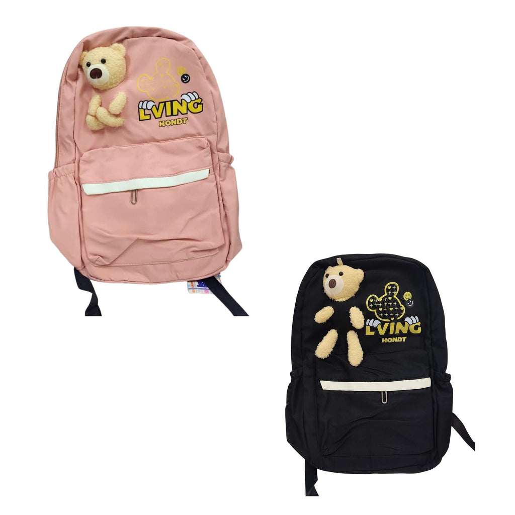 Backpack Teddy Bear Book School Stylish Bag for Kids {Random Design} Size=42*27*13 - 6229