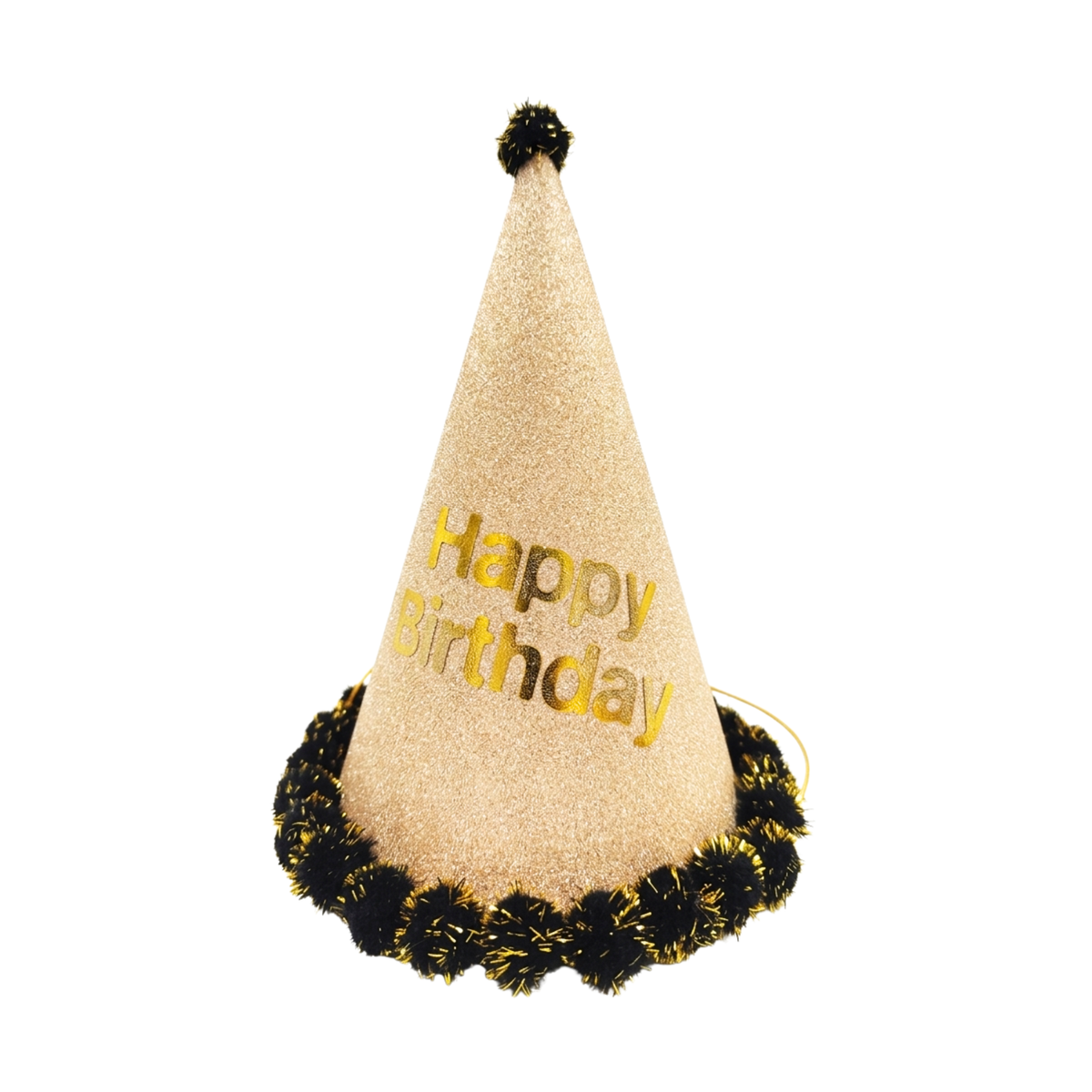 {Pack of 5} Birthday Party Hat Crown Decoration Paper Cap Pure Color Pattern Festival Colorful Birthday Hat - 20665