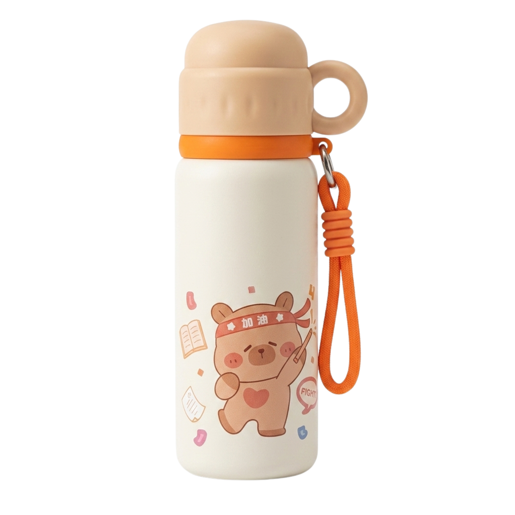 Cute Character  Steel Hot & Cold Vacuum Bottle 550ml - 911123