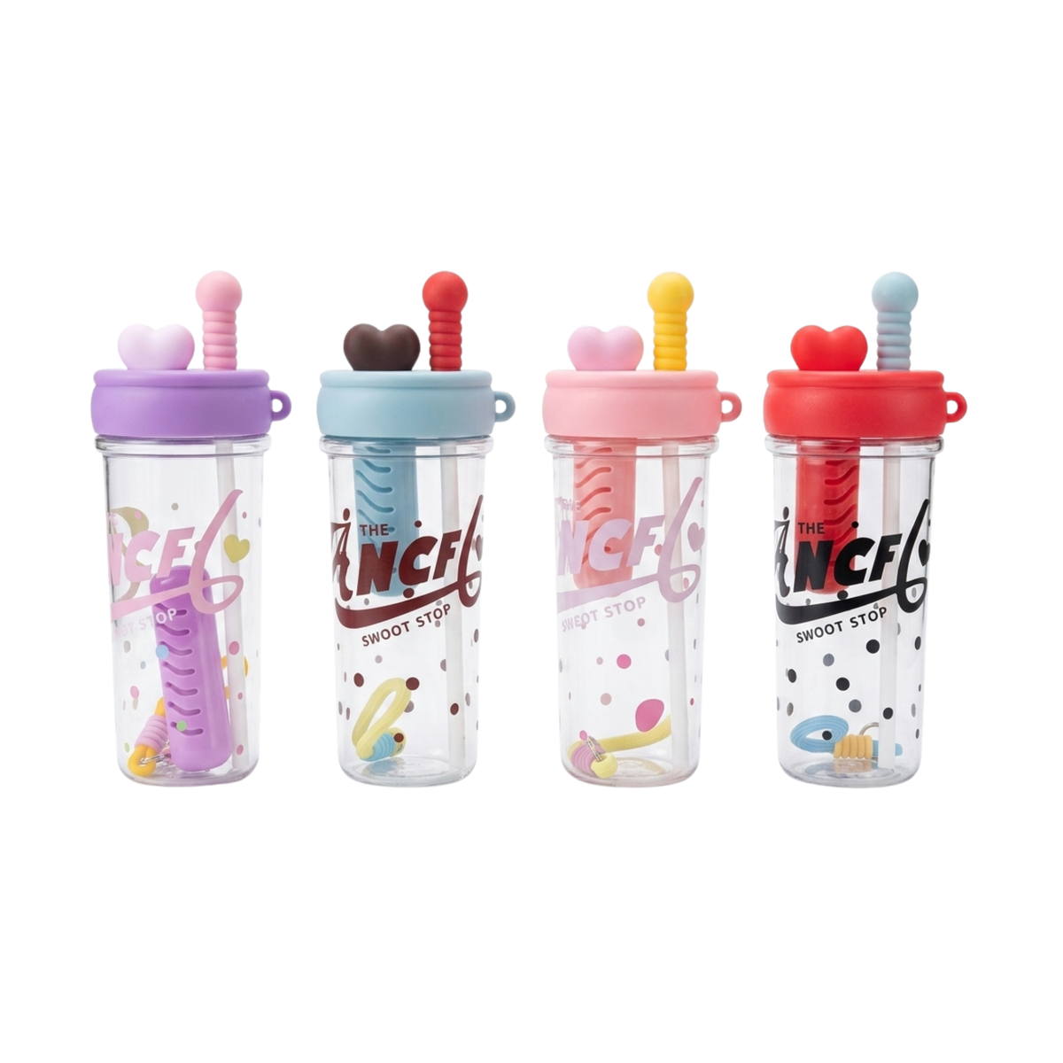 Cute Kids Sipper Tumbler with Straw | BPA Free Leakproof Water Bottle | Portable Drinking Cup for School, Travel & Daily Use {Random Color}34 - 20734