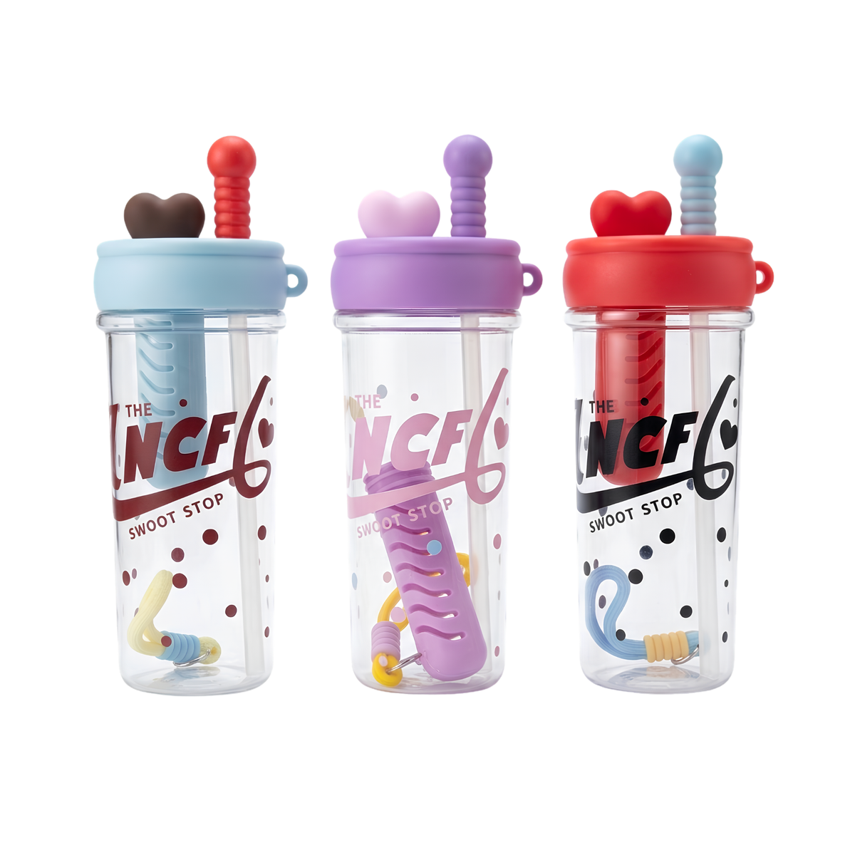 Cute Kids Sipper Tumbler with Straw | BPA Free Leakproof Water Bottle | Portable Drinking Cup for School, Travel & Daily Use {Random Color}34 - 20734