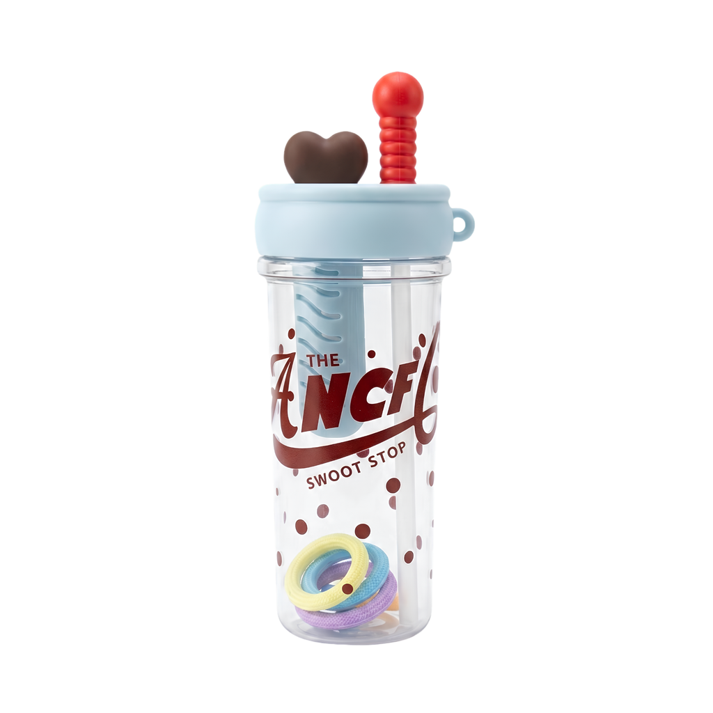 Cute Kids Sipper Tumbler with Straw | BPA Free Leakproof Water Bottle | Portable Drinking Cup for School, Travel & Daily Use {Random Color}34 - 20734