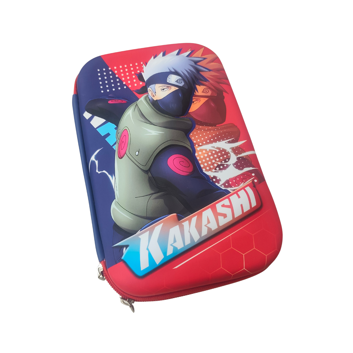3D Naruto Anime Character Design Hard Shell Pencil Case, Storage Pouch for Stationery and Travel {Random Design} - 188919