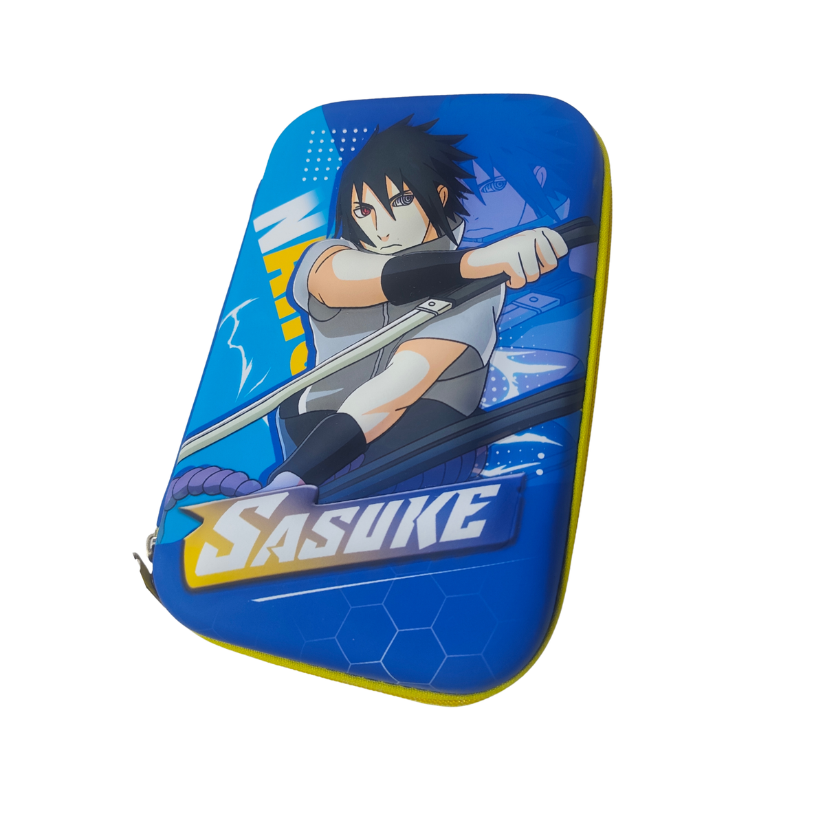 3D Naruto Anime Character Design Hard Shell Pencil Case, Storage Pouch for Stationery and Travel {Random Design} - 188919