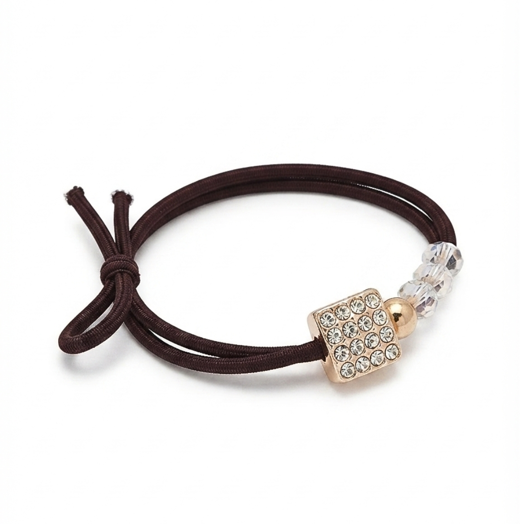 {Pack of 12} Premium Crystal Bead Bracelet | Adjustable Fashion Bracelet for Girls & Women - 20835