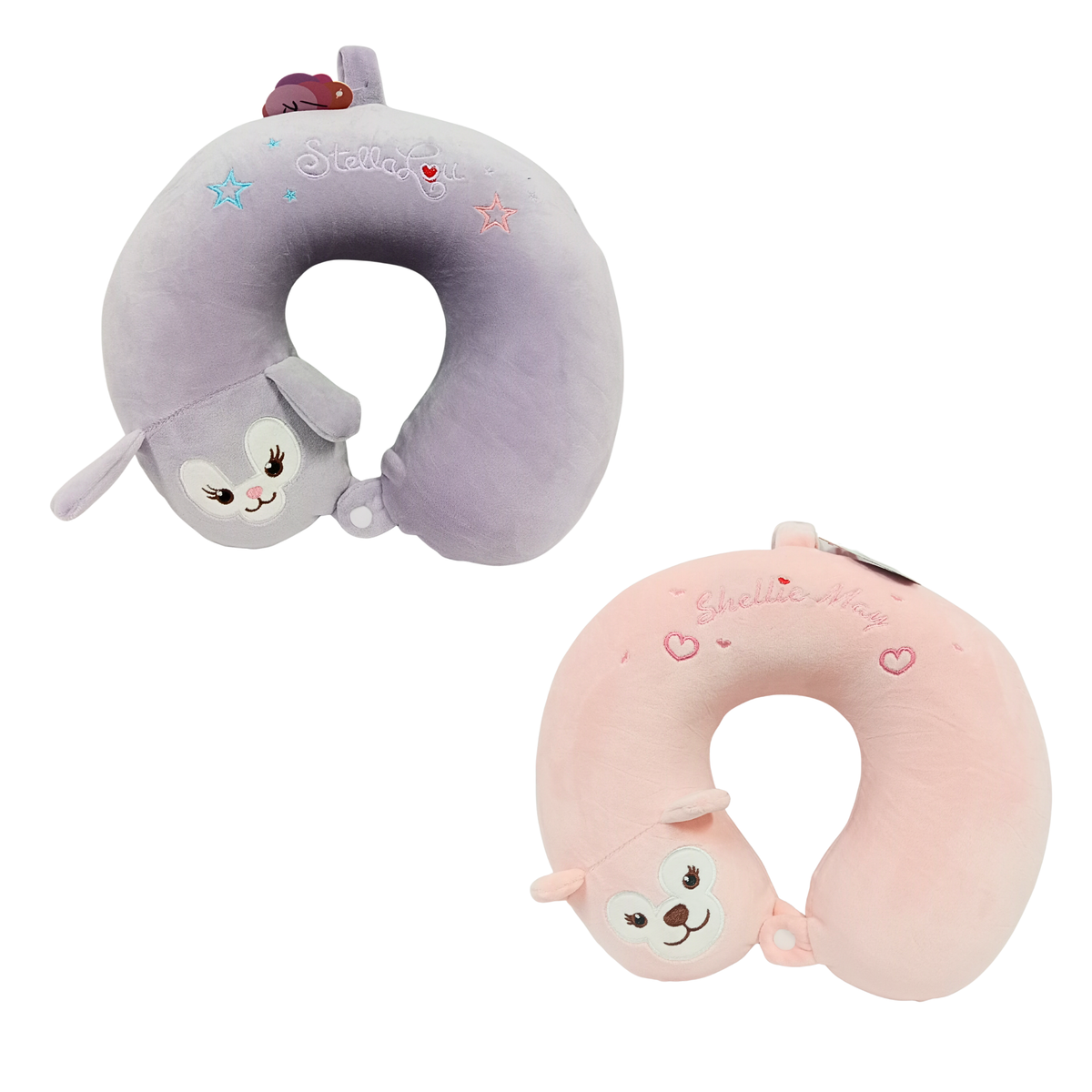 Kids Travel My Melody Neck Pillow | Soft Plush U Shaped Neck & Head Support Girls Cushion for Car Flight & Train - 188803