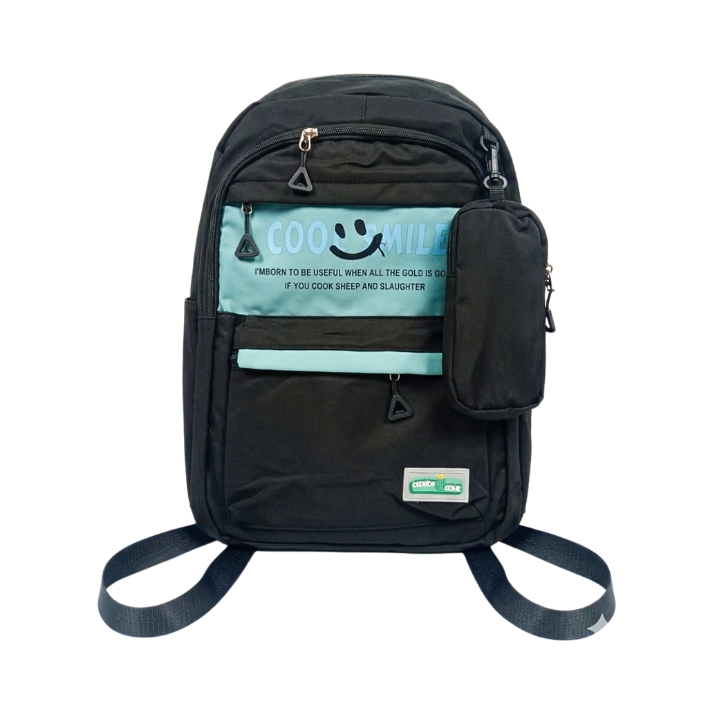 College Bag for Girls & Women | Lightweight Resistant College School Bag | Travel Daypack with Front Pocket & Side Compartments {Random color} 43*27*15 Cm - 20458