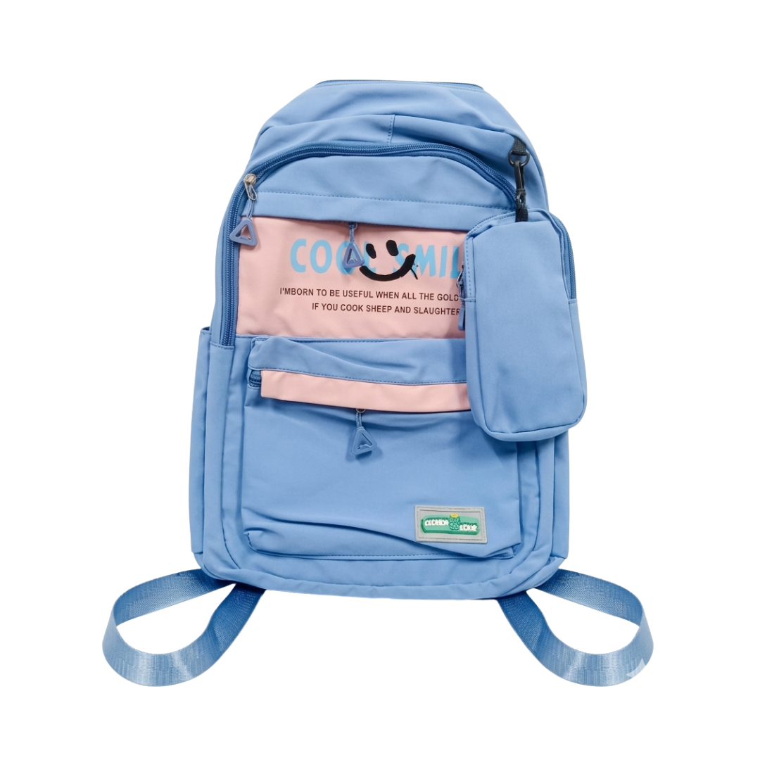 College Bag for Girls & Women | Lightweight Resistant College School Bag | Travel Daypack with Front Pocket & Side Compartments {Random color} 43*27*15 Cm - 20458