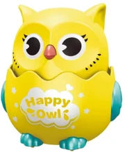 Happy Owl Press and Go Owl Toys, Educational Crawling Toy for Kids Random Colours - 20325