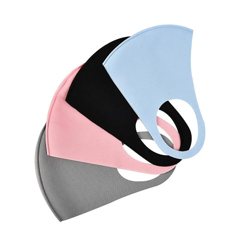 Washable Adult Kids Fashion Party Masks Unisex Halloween Christmas Anti Dust Cycling Breathable Reusable Kids Face Mask Ice Silk Mouth Cover - 21181
