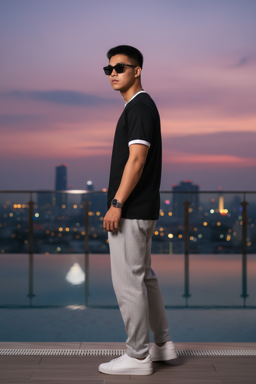 Ringer Tee – Side