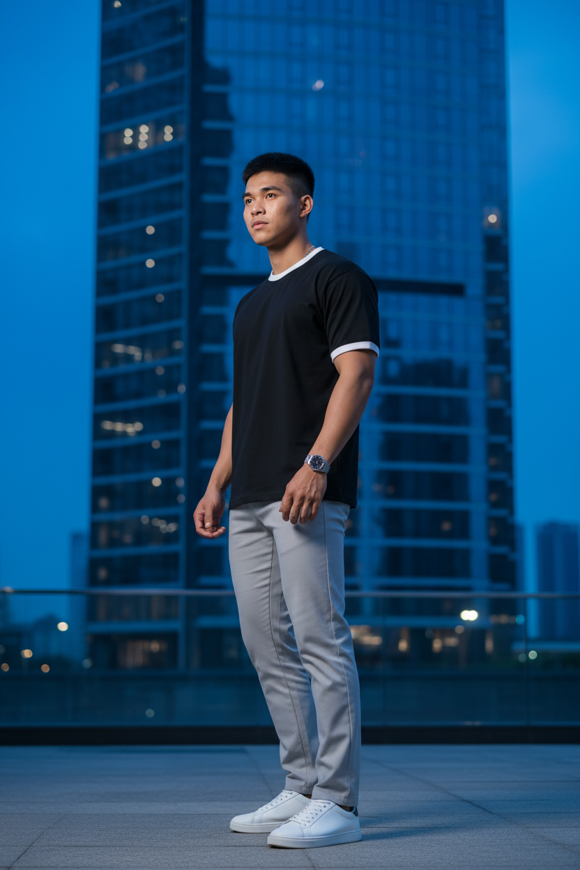 Ringer Tee – Skyscraper