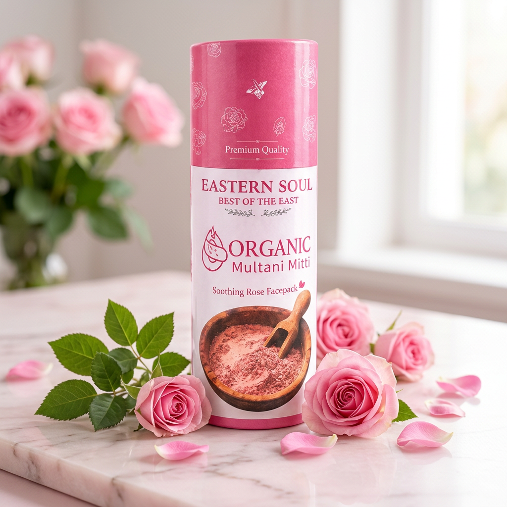 Rose and marble setting