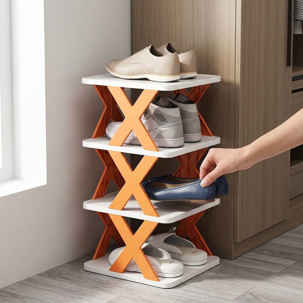 Shoe storage scene