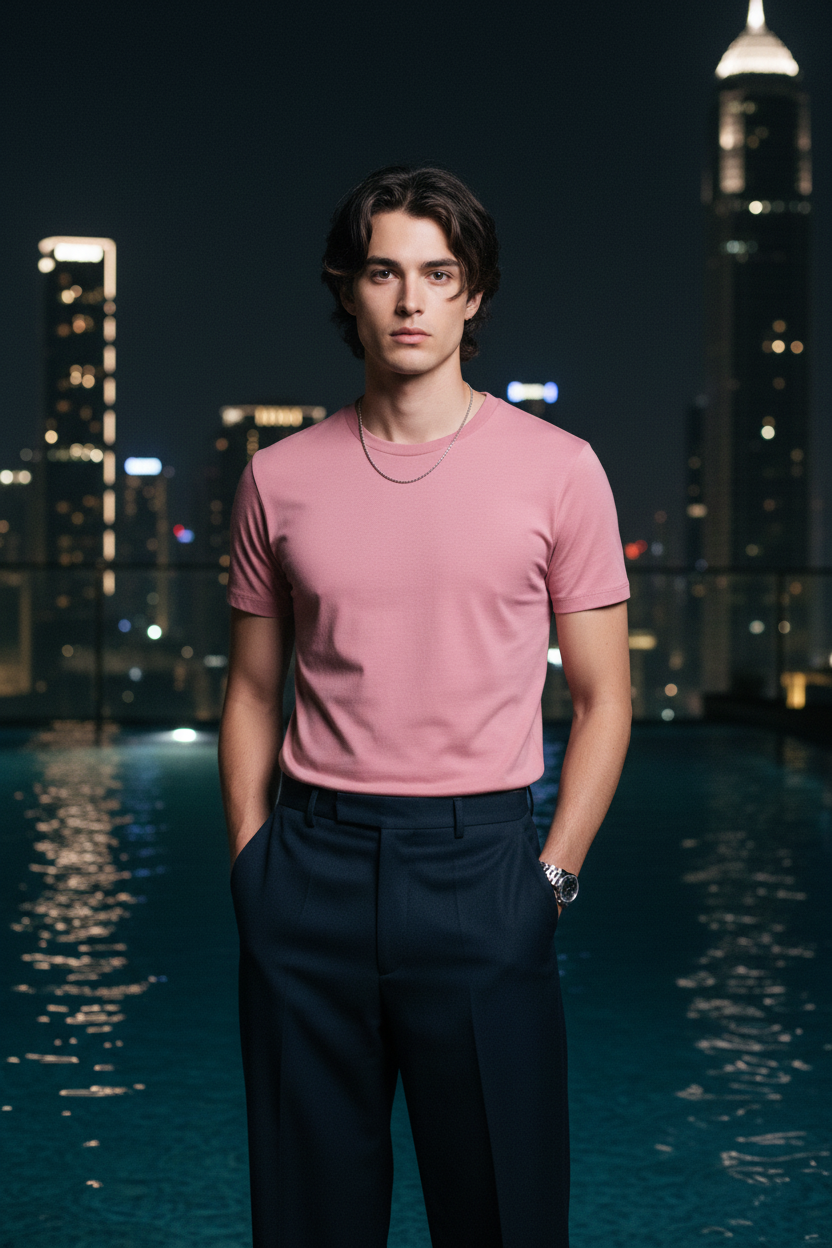 Shot 1 - Rooftop Pool Night