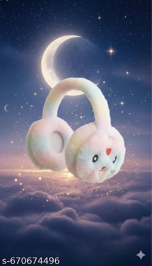 Ear Muffs/Warmer For Outdoor Wear Winter Headphones For Kids/Girls/Boys Ear Muff {Random Design} - 20097